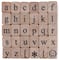 6 Pack: Medium Lowercase Alphabet Wood Stamp Set by Recollections™